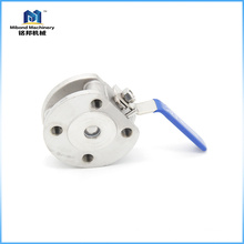 Reliable Quality CE ISO9001 Sanitary Customized Size stainless steel flanged ball valve